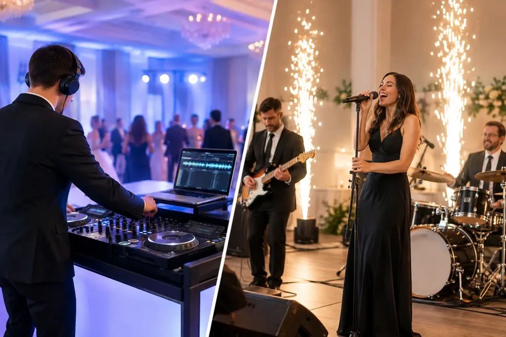 DJ Band Comparison for Weddings and Events